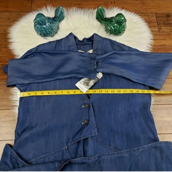 Cynthia Ashby RARE lagenlook asymmetrical coat layering top size small - Picture 9 of 16